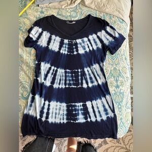 Tryst by Matthew Blue Tie Dye Tee
